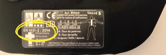 CE Level 1 vs Level 2 Back Protection: What the Numbers Actually Mean